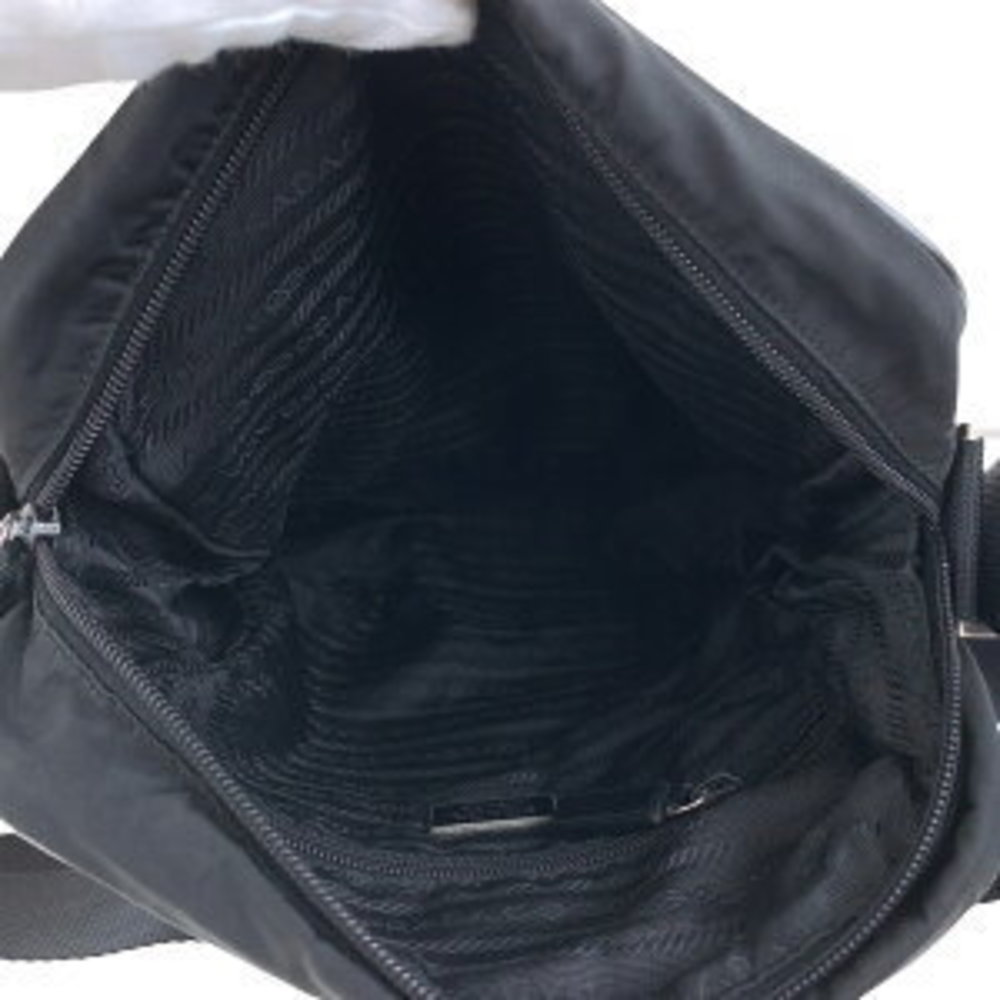 Prada Tessuto Triangular Black Nylon Shoulder Bag… - image 8